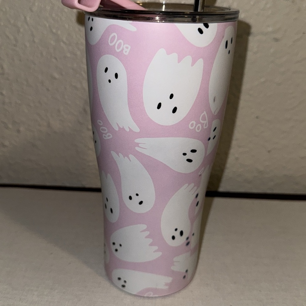Pink Ghost Tunbler 30oz - Picture 3 of 6